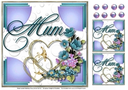 Mum Just For You Card Topper