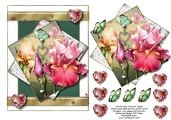 Romantique Iris Card Topper 1