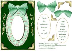 Birthday Humor Card Topper