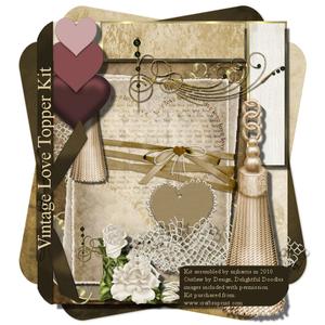 Vintage Love Topper Kit