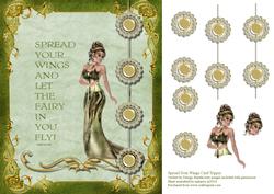 Spread Your Wings Card Topper