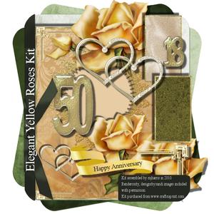 Elegant Yellow Roses Kit
