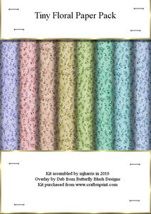 Tiny Floral Paper Pack