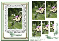 Butterfly Pyramid Card Topper