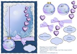 Christmas Love Card Topper
