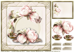 Purfume and Flowers Card Topper 2
