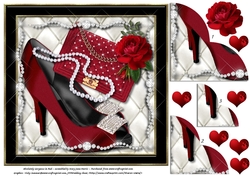 Absolutely Gorgeous in Red Corner Stacker