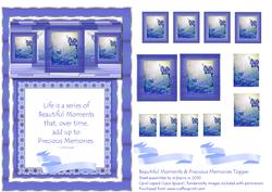 Beautiful Moments & Precious Memories Topper