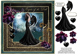 Empress of the Dark Card Topper