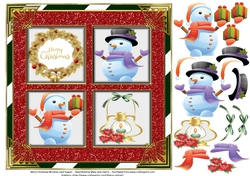 Merry Christmas Window Card Topper
