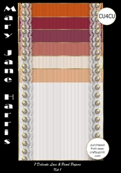 Delicate Lace & Pearl Papers - Kit 1 