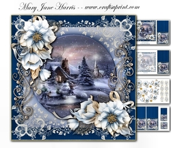 Snowy Christmas Village Mini Kit