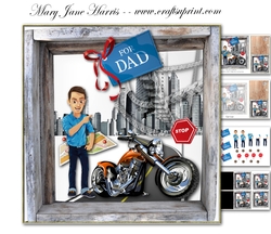 Motorcycle for Dad Mini Kit