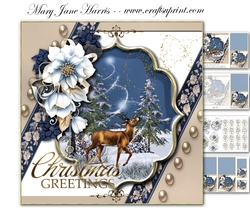Magical Christmas Greetings Mini Kit