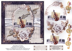 Music Makers Card Topper 2