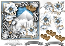 cup919427_99 - Snow for Christmas Card Topper