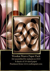 Wooden Weave Paper Pack