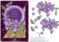 Sunshine & Flowers Topper