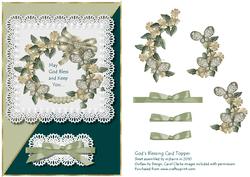 God's Blessing Card Topper