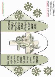 Sympathy Accordion Fold Card (acc 6)