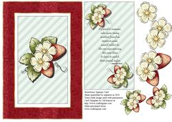 Strawberry Spinner Card