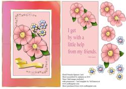 Floral Friends Spinner Card