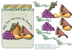 Bountiful Harvest Card Topper