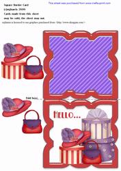 Square Border Card 16