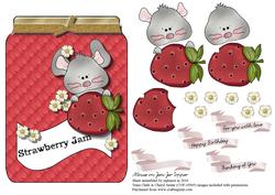 Mouse on Jam Jar Topper