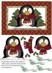 Penguin Holiday Card Front
