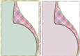 2 Plaid Swirl Card Bases - 5