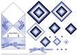 Go Blue Diamond Top Card