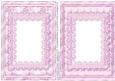 2 Lace& Pearl Card Bases in Mauve
