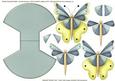 Butterfly Wobble Card in Green