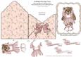 Scalloped Envelope Card - Teddy Bear