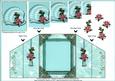 Rose Pyramage Reverse Gate Fold Card 3