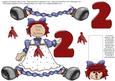 Raggedy 2nd Birthday Flip-up Card