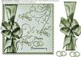 Anniversary Elegance Card Topper - Green