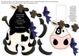 Moo-tiful Cow Flip-up Card