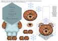 Weather Bear - Snow Flip-up Card