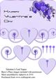 Purple Valentine's Day Topper