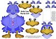 Birdie Crap Flip-up Card