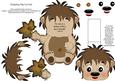 Hedgehog Flip-up Card