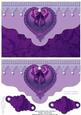 Romance & Hearts Envelope Card Front 3