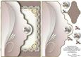 Dazzling Mauve Envelope Card Front Topper 1