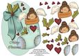 Christmas Angel Over the Edge Card Topper 1