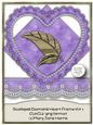 Scalloped Diamond Heart Frame Kit 4 - Cu4cu