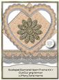 Scalloped Diamond Heart Frame Kit 7 - Cu4cu