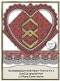 Scalloped Diamond Heart Frame Kit 8 - Cu4cu