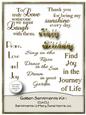 Golden Sentiments Kit 1 - Cu4cu